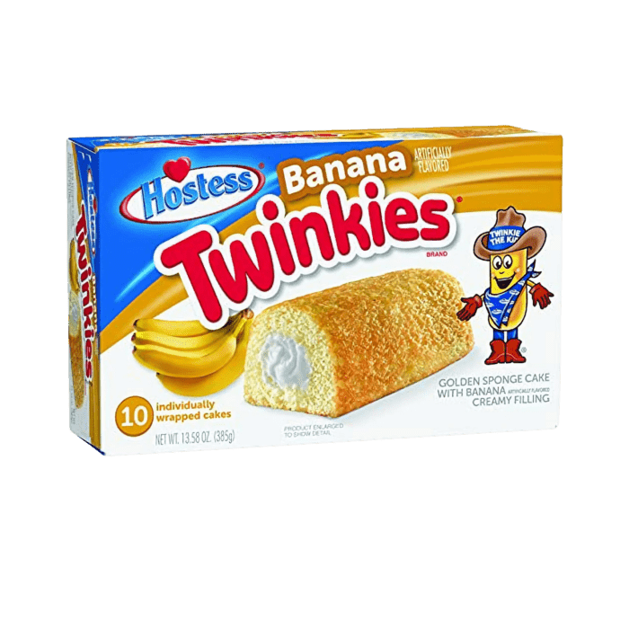 HOSTESS TWINKIES BANANA 385G   - PACK OF 1