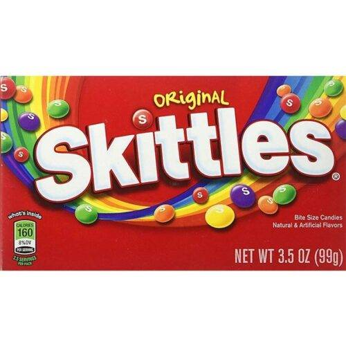 SKITTLES ORIGINAL THEATRE BOX 99G   - PACK OF 1