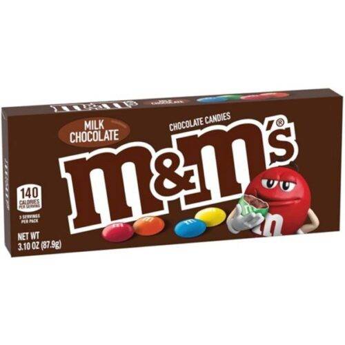 M AND M MILK CHOCOLATE THEATRE BOX 88G   - PACK OF 1