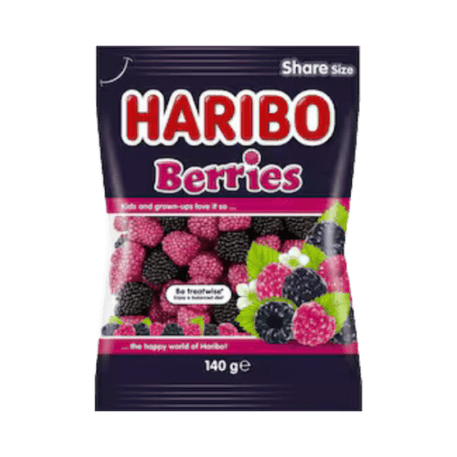 HARIBO BERRIES 140G  - PACK OF 1