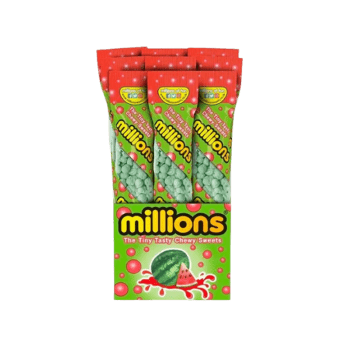 MILLIONS WATERMELON TUBES UK 55G   - PACK OF 1