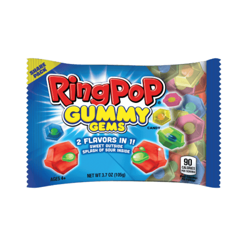 TOPPS RING POP GUMMY GEMS 105G  - PACK OF 1