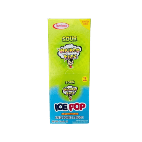 WICKED FIZZ SOUR ICE POPS 70ML   - PACK OF 1