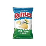 RUFFLES SOUR CREAM & ONION 184G - PACK OF 1