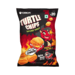 ORINO TURTLE CHIPS FLAMING HOT 160G  - PACK OF 1