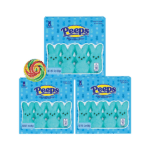 PEEPS BLUE MARSHMALLOW BUNNIES 12CT   - PACK OF 1