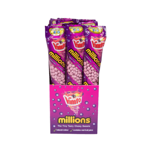 MILLIONS VIMTO TUBES UK 55G   - PACK OF 1