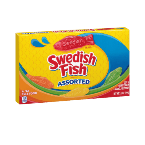 SWEDISH FISH ASSORTED BOX 99G   - PACK OF 1