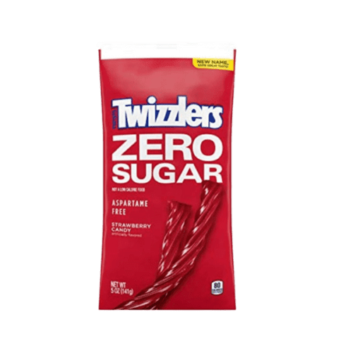 TWIZZLERS STRAWBERRY TWIST ZERO SUGAR PEG BAG 141G,   - PACK OF 1