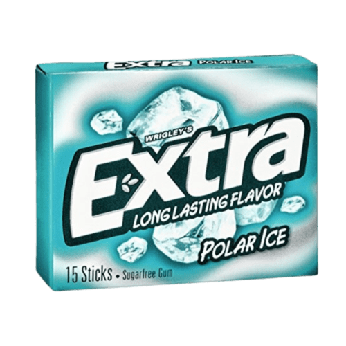 WRIGLEYS EXTRA GUM POLAR ICE 64 GM  - PACK OF 1