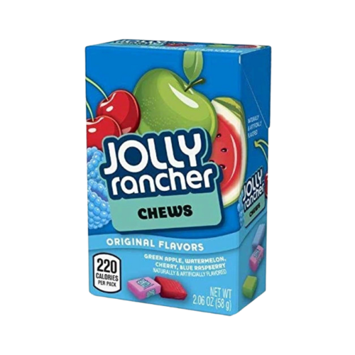JOLLY RANCHERS CHEWS ORIGINAL FLAVOURS 58G   - PACK OF 1