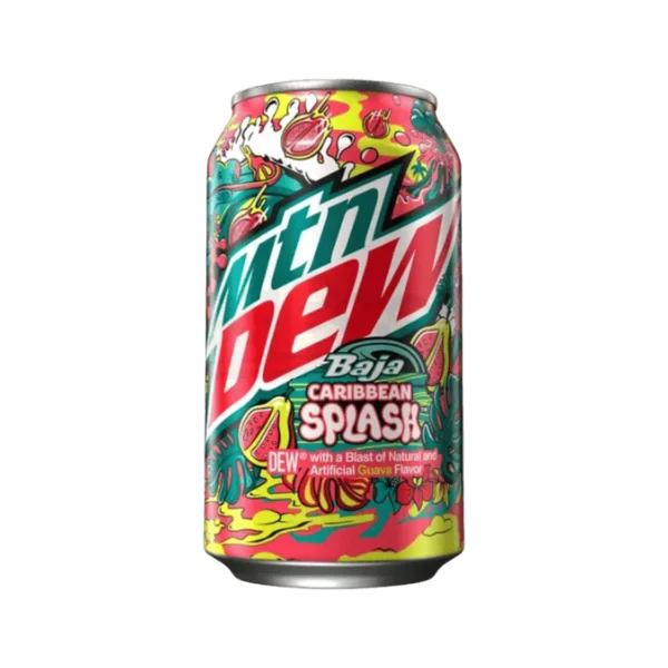 MOUNTAIN DEW BAJA CARRIBBEAN SPLASH 355ML