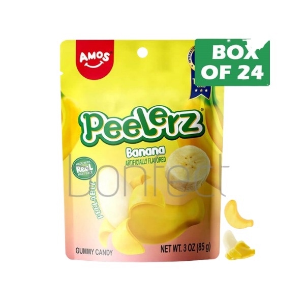 **AMOS PEELERZ BANANA BAG 85G * 24 PACK**