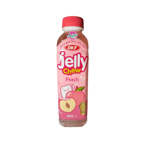 OKF JELLY CHEW PEACH 500ML