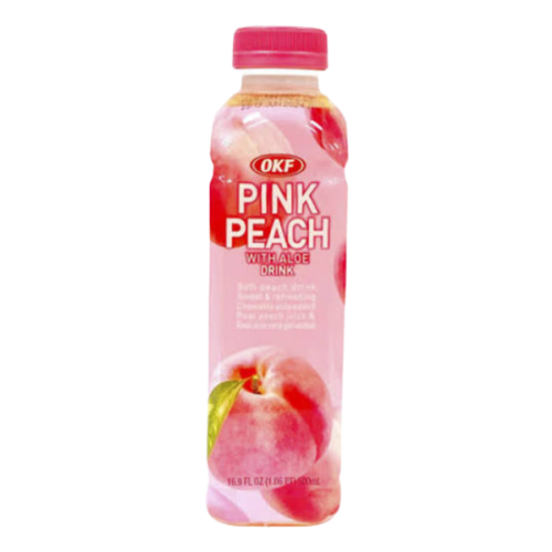 OKF PINK PEACH WITH ALOE DRINK 500 ML