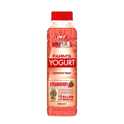 OKF FARMS YOGURT STRAW BERRY DRINK 500 ML