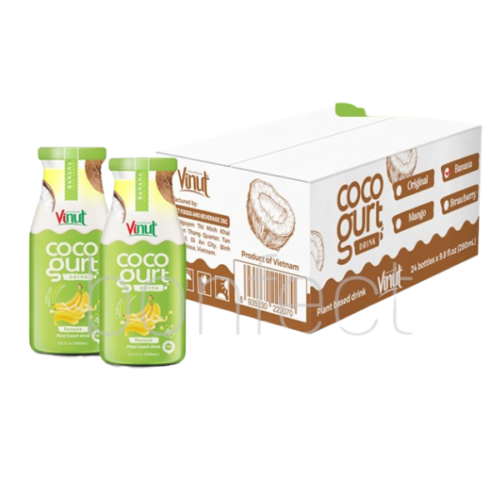 VINUT COCOGURT WATER BANANA 280ML * 24 PACK