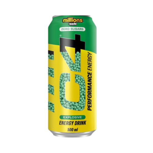 C4 MILLIONS APPLE ENERGY DRINK 473ML