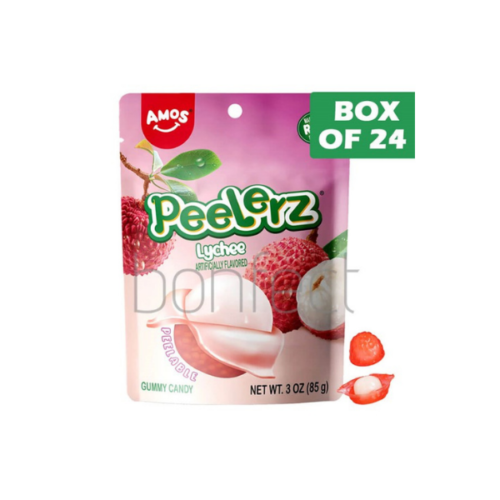 **AMOS PEELERZ LYCHEE BAG 85G * 24 PACK**