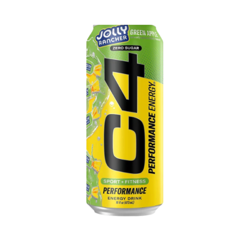 C4 JOLLY RANCHER GREEN APPLE ENERGY DRINK 473ML