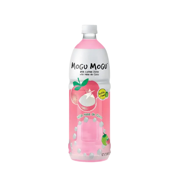 MOGU MOGU LYCHEE JUICE WITH NATA DE COCO 1L