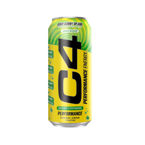 C4 SOUR GUMMY SPLASH ENERGY DRINK 473ML