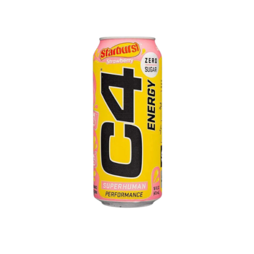 C4 STARBURST STRAWBERRY ENERGY DRINK — 473ML